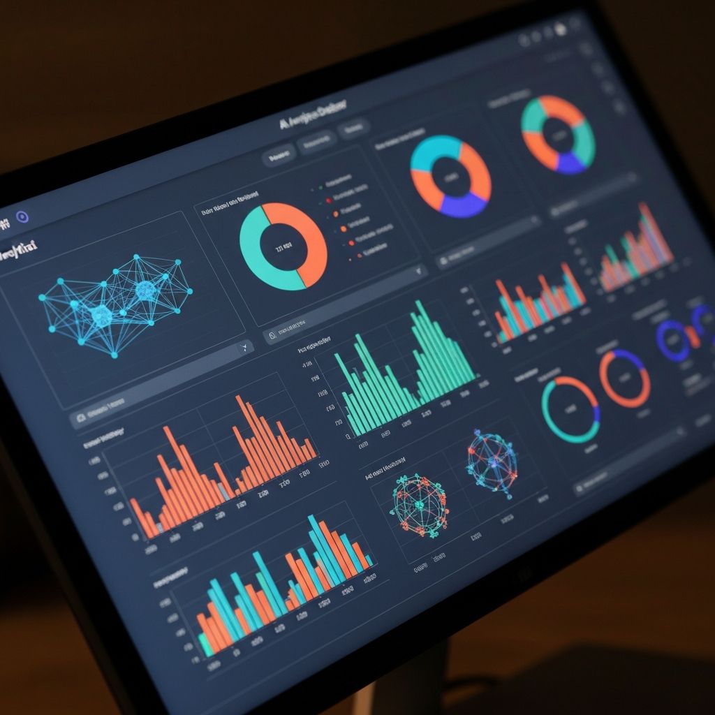 AI analytics dashboard interface